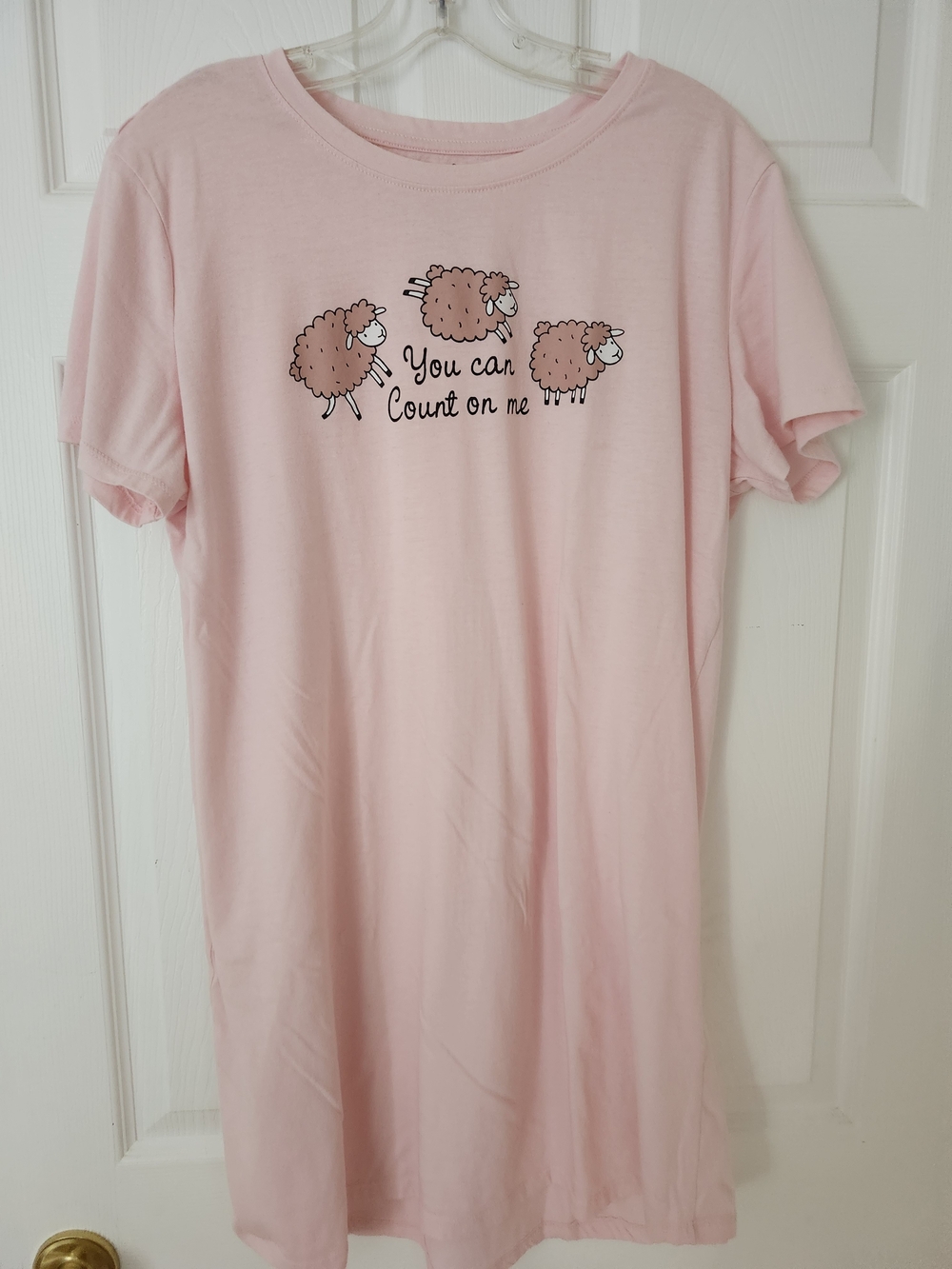 aerie Pink Sheep Graphic Nightshirt XL